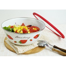 Fuji Hollow Strawberry Mixing Ball, 8.7 inches (22 cm), 0.8 gal (2.6 L), STB-22MB