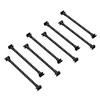 Twira Garden Arch Connectors, PE-Coated Metal Extension Poles for Walkway