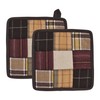 VHC Brands Cotton Pot Holder Set of 2, Heat Resistant,
