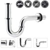 Schläfer 439104 Siphon Pipe 1 1/4 Inch Chrome