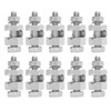 Xiuganpo 10PCS Solar Panel Photovoltaic Nut and Solar Ground Cable