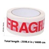 Operitacx 3 Rolls Fragile Warning Tape Fragile Stickers for Boxes