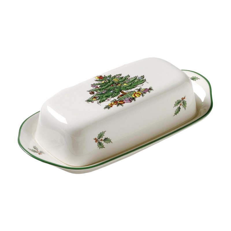 Spode - Árbol de Navidad, Christmas Tree 3-Piece Hostess Set,
