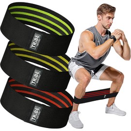 Fabric Resistance Bands for Legs - Workout Bands Resistance Bands for Men and Women - Booty Bands for Working Out - Exercise Bands Resistance Bands Set - Elastic Bands for Exercise