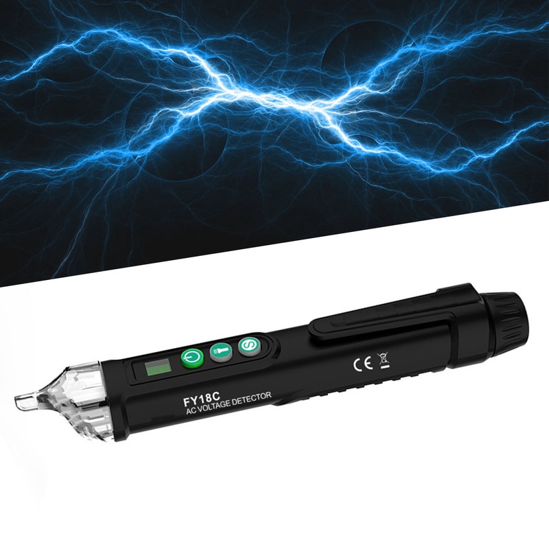 AC Voltage Detector Sound and Light Alarm Induction Circuit Tester