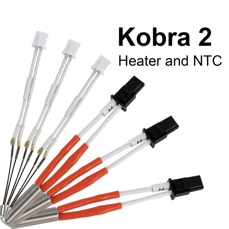 3DPLady Thermistor + Heater Compatible with Anycubic Kobra2 / Plus/Pro/Neo