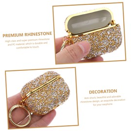 LABRIMP Rhinestone Earphone Sleeve Case for Stylish Earphone Protector with Unique Design Comfortable Touch and Durable Material Present for Friends and Family