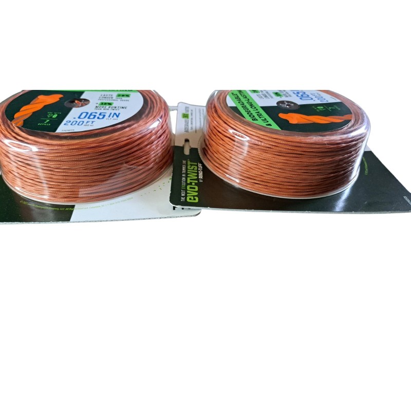 Rino-Tuff EVO TWIST Trimmer Line by Rino-Tuff Biodegradable .065" 200ft