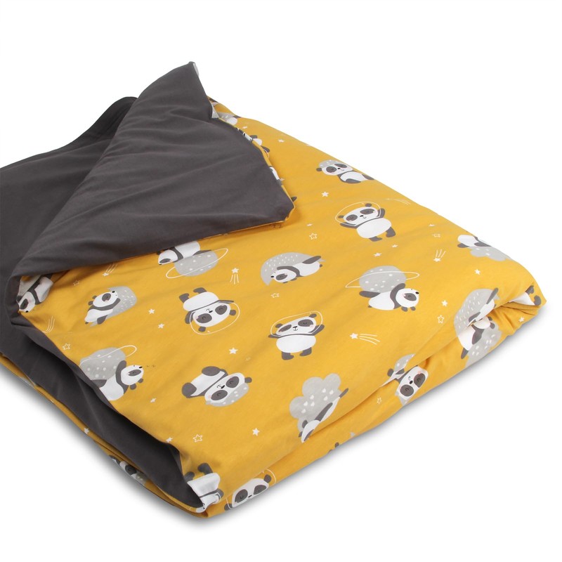 schlummersack Children's Bed Linen Set, 100 x 135 cm, Panda,