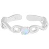NicoWerk SRI1112 Women's 925 Silver Ring - Adjustable Silver Ring