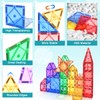 Magnetic Tiles Toddler Toys Magnetic Building Blocks for Kids Ages
