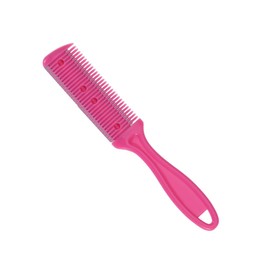 IWOWHERO Double-sided Hair Styling Comb Metal Razor Hair Scissors Stainless Steel