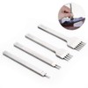 DIY Leather Hole Punch Kits with High-Speed Steel Leather Chisel