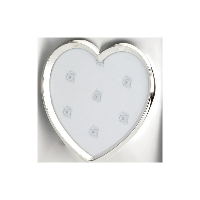 Heart Picture Frame with Silver Metal 13.5 CM