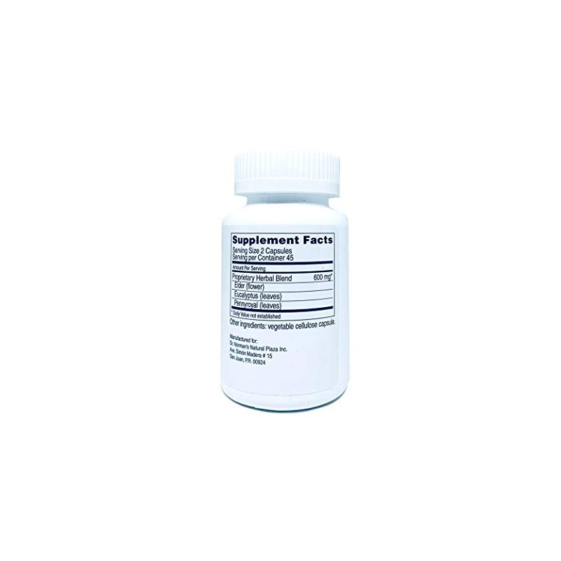 Dr. Norman's Broncoplex, 1 Bottle = 90 Capsules