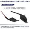 Magimaker 2Pcs Windshield Wiper Cowl Cover Trim 53866-08020 53867-08020 Compatible