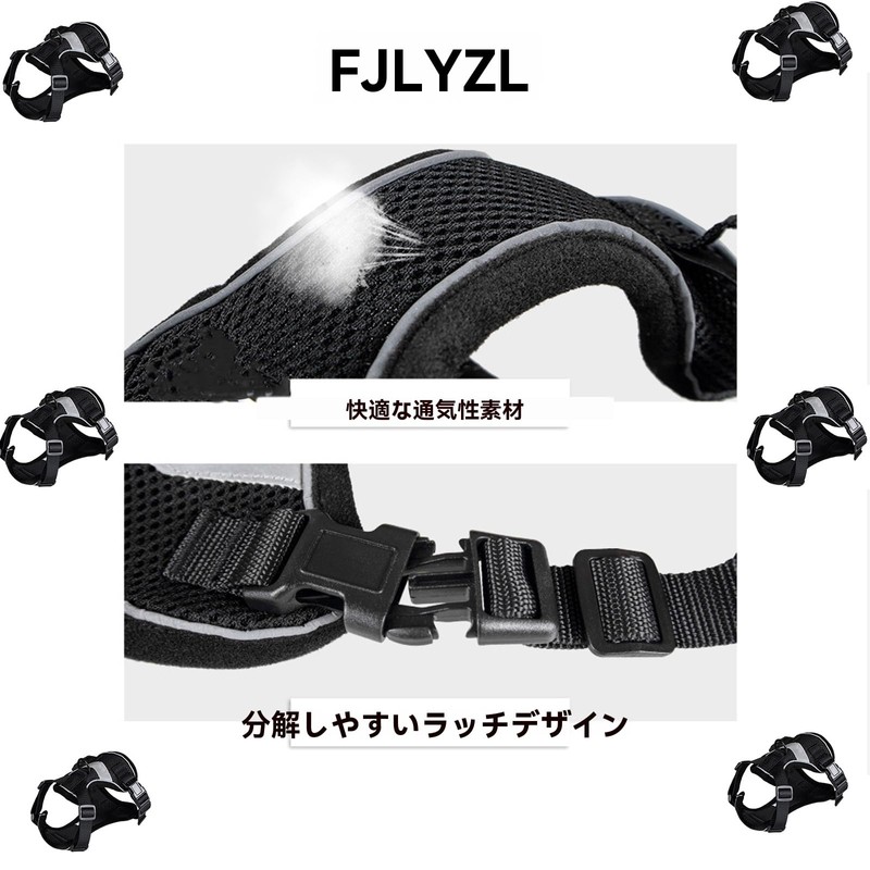 Cat Harness Anti-Escape Adjustable Outdoor Walking Vest, Reflective Strap, Breathable