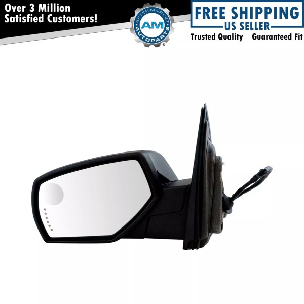 AM Autoparts Mirror Power Fold Heated Memory Signal Puddle Smooth
