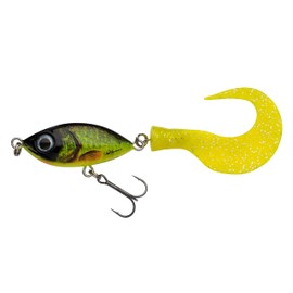 Abu Garcia Svartzonker McMio Pike & Musky Fishing Lure – Floating Jerkbait for Freshwater Predators – Ideal for Pike, Musky, Zander & Perch – Realistic 3D Design, Real Roach 14 cm