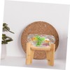 Mobestech Wooden Beverage Dispenser Stand Multi Functional Square Holder for
