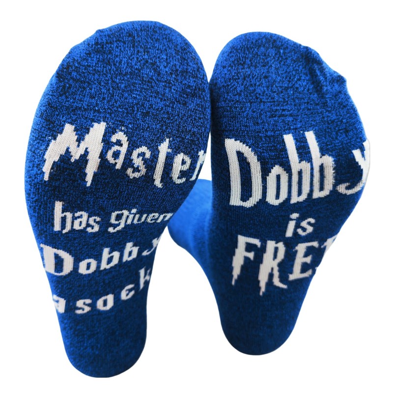 Inmeilifus Novelty Dobby Socks Funny Cotton Knitted Sox Cute Christmas