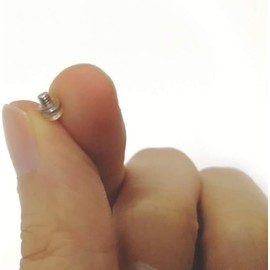 10Pcs Silver Hair Scissors Rubber Silencer Rubber Muffler Hair Scissor Silencer Accessories, Styling Tools Barber Salon Replacement 3mm Shears Hair Cutting Tools