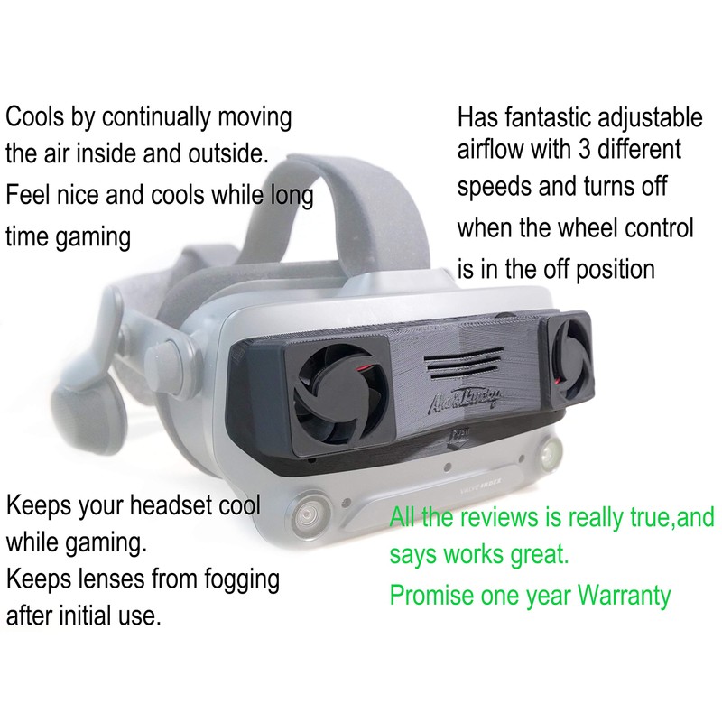 Cooling,Radiator fan for Valve Index-Extend the life of Valve Index-Designed