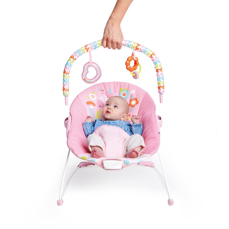 Bright Starts Baby Bouncer Soothing Vibrations Infant Seat - Removable