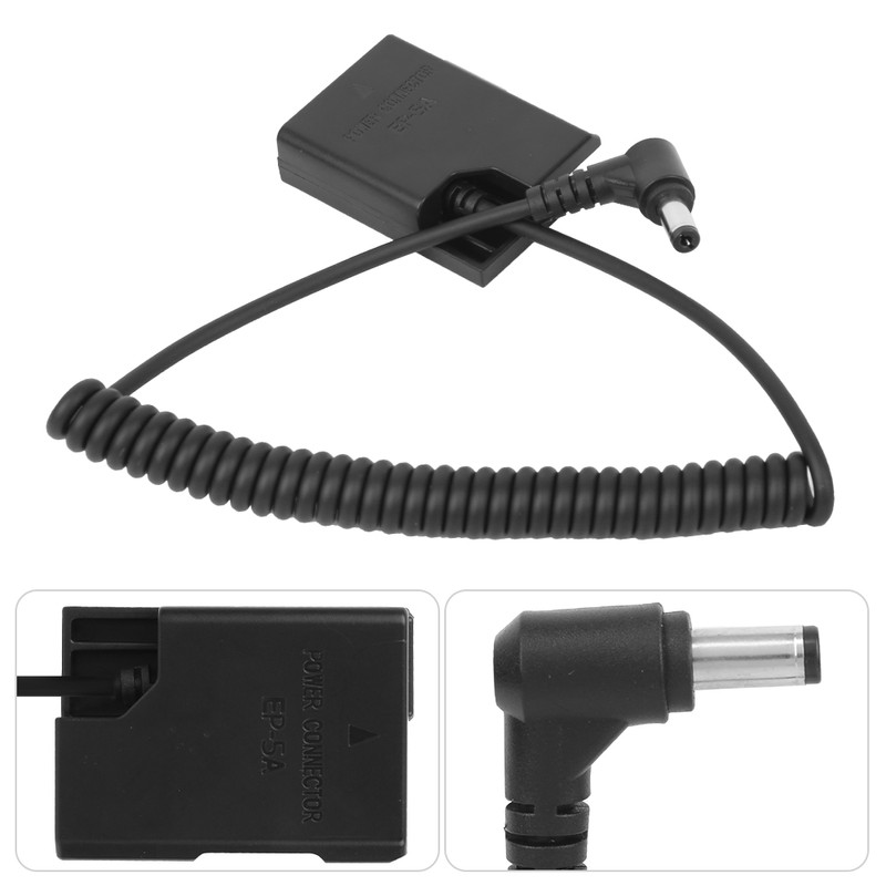 DC to ENEL14 Full Decoder Dummy Battery for Nikon D3400/D5200/D7100/D5100