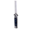 Switchblade Spring Folding Knife Push Button Pocket Comb Oil Hair