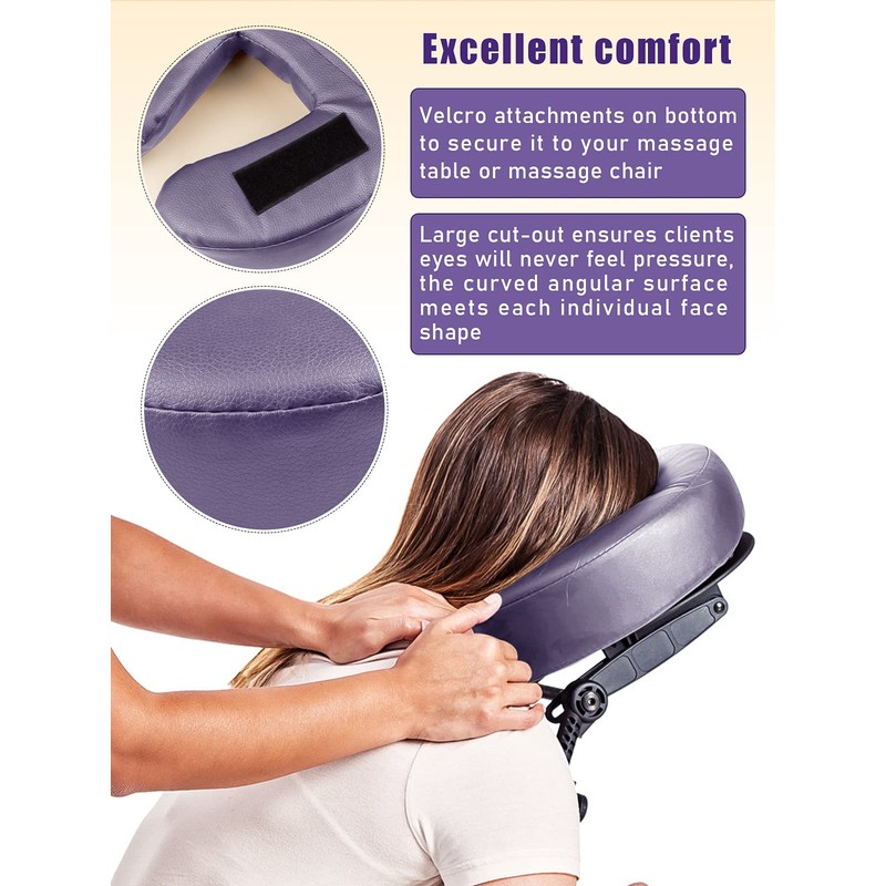 Kalolary Massage Pillow for Massage Tables, Universal Headrest with Crescent