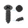 sourcing map M4 x 16mm Wood Screws Phillips Flat Head
