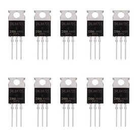 BOJACK IRLB8721 MOSFET Transistors IRLB8721PBF 30V 62A N-Channel Power MOSFET TO-220 (Pack of 10)