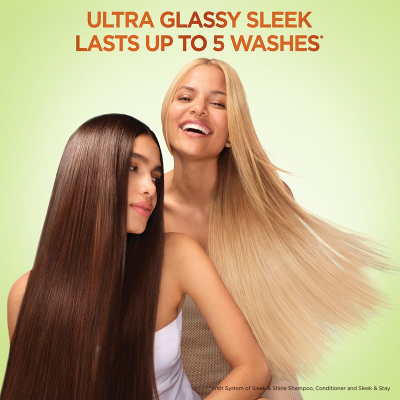 Garnier Fructis Sleek & Shine Shampoo, Frizzy, Dry, Unmanageable Hair,