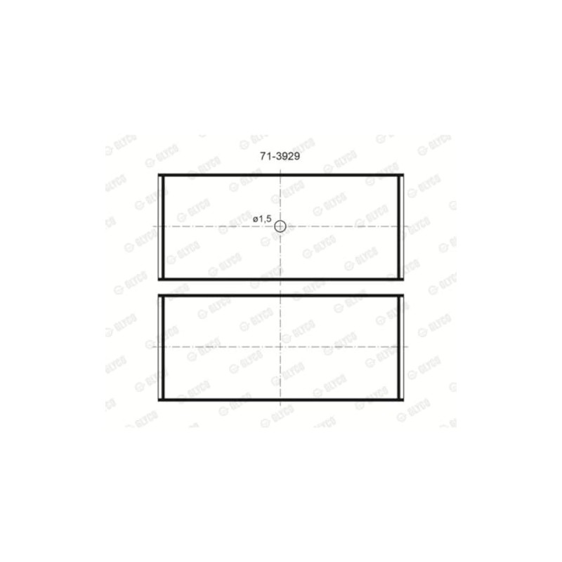 Glyco 71-3929/4 STD Big End Bearings