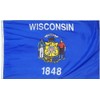 Wisconsin - 4' x 6' Nylon State Flag