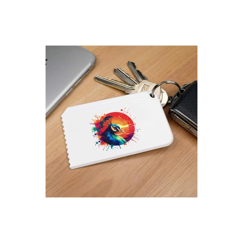 Azeeda 'Peacock' Plastic Ice Scraper (IC00037180)