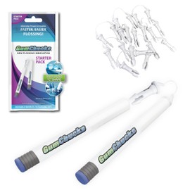 GumChucks Floss for Teeth - Flossing for Kids and Adults - Orthodontic Flossers for Braces - Dental Gum Floss Picks for All Ages (Starter Pack)