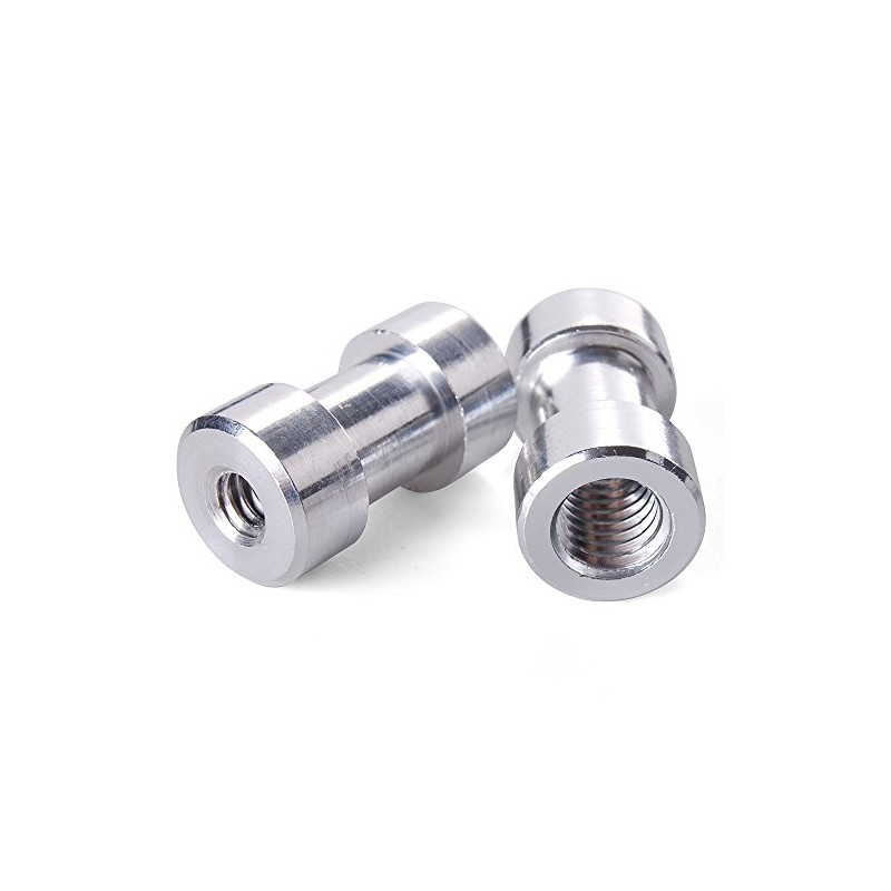 Adapter Spigot 3/8" and 1/4" Threads Female - Female |