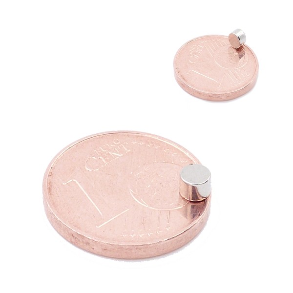 Brudazon 10 Mini Disc Magnets 3 x 2 mm N52