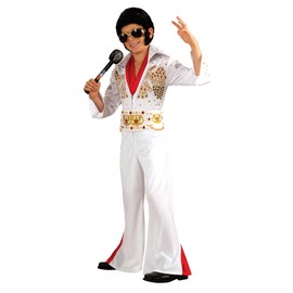 Rubie's 883481M000 Elvis Deluxe Child Costume Kids Fancy Dress, Boys, Multi-Colored, 7-8 Years