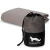Silkrafox Cotton Sleeping Bag Cotton with Zip and Cushion Compartment