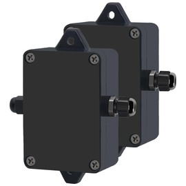 Otdorpatio Project BoxI P67 Outdoor Waterproof box Electronic Junction Box with 15A 600V Barrier Terminal 3P Electrical Boxes Black 3.3x2.3x1.3 inch