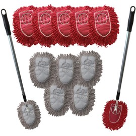 Premium Triangle Dust Mop Kit: 16 Piece Dust Mop Kit