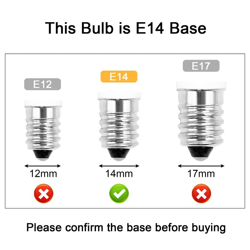 ZHENMING E14 LED Bulb E14 European Base Bulb 2.5W Equal