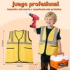 Juego de Herramientas para Niños, con Taladro Eléctrico y Chaleco