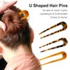 U-shaped hair pins, French style hair pin stick, U-shaped hair