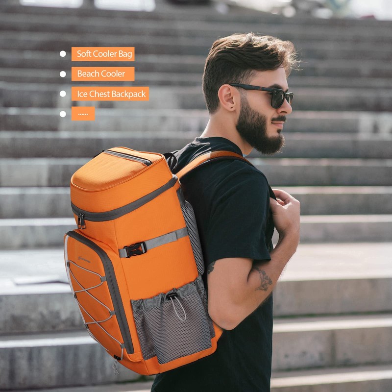 Maelstrom 35 Can Backpack Cooler Leakproof,Insulated Soft Cooler Bag,Beach /