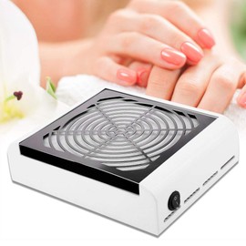 Nail Dust Collector with Reusable Filter, Rechargeable Dust Cleaner with 2 Speed, 40W Low Noise Nail Fan Dust Collector for Manicure Acrylic Nail Polishing (US)