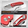 Universial Utility Knife with 10 Quick Change Replacement Blades Cutting,